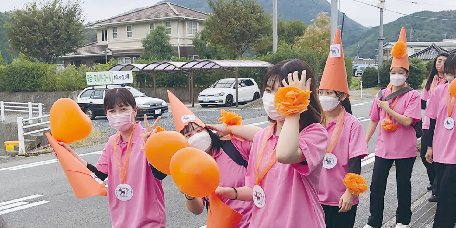 地域と密接にかかわる実習授業