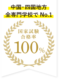 国家試験合格率100%