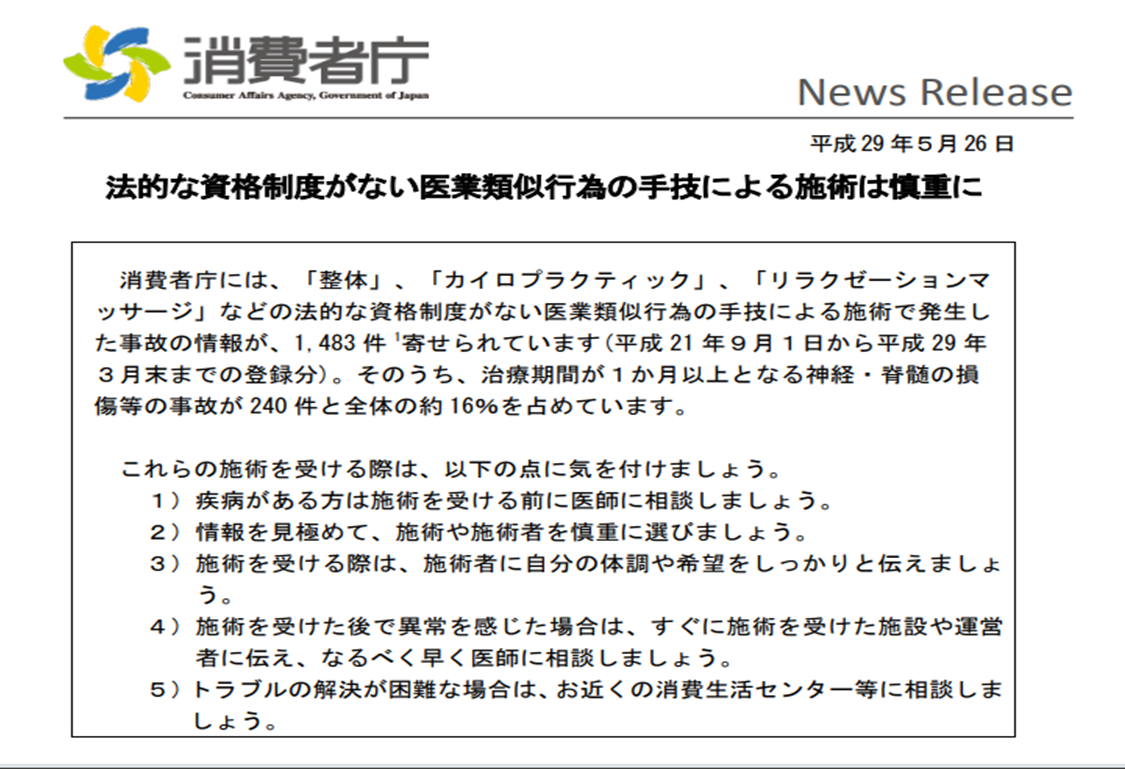 接骨院 整骨院 整体院 その違いって 美作市スポーツ医療看護専門学校